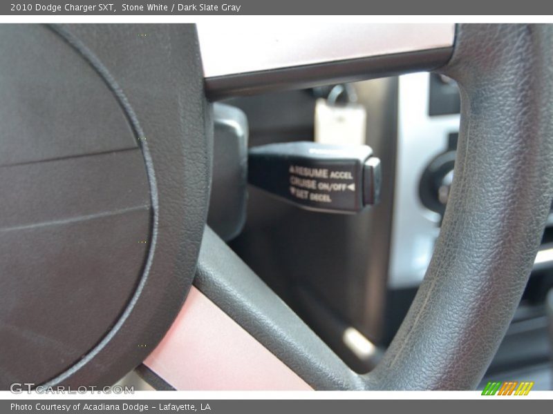Stone White / Dark Slate Gray 2010 Dodge Charger SXT