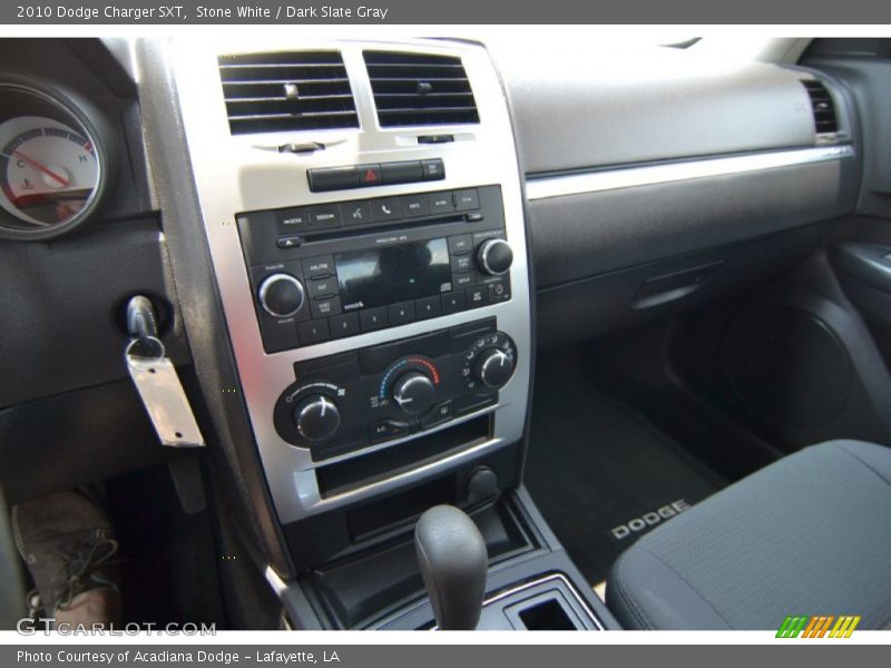 Stone White / Dark Slate Gray 2010 Dodge Charger SXT