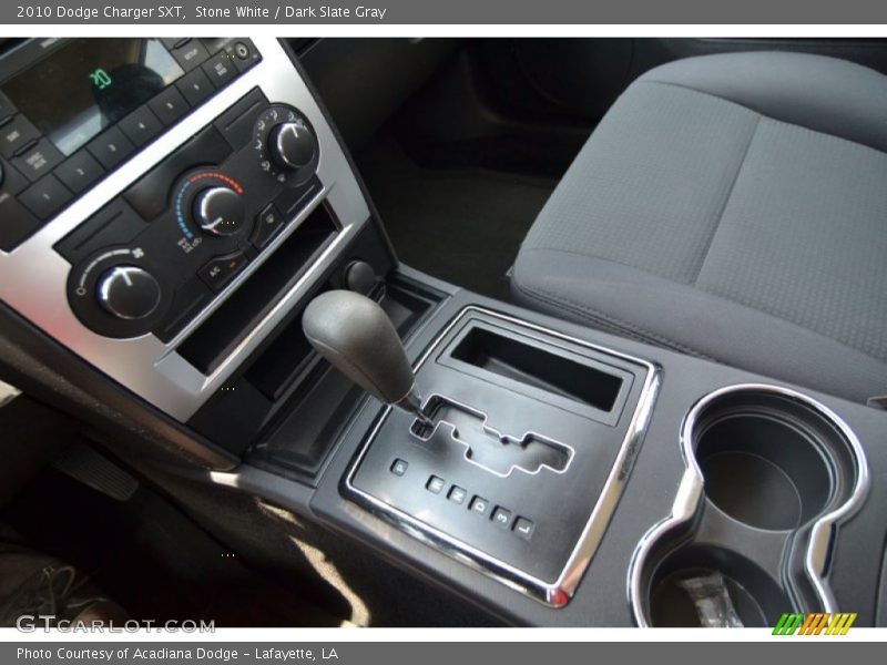Stone White / Dark Slate Gray 2010 Dodge Charger SXT