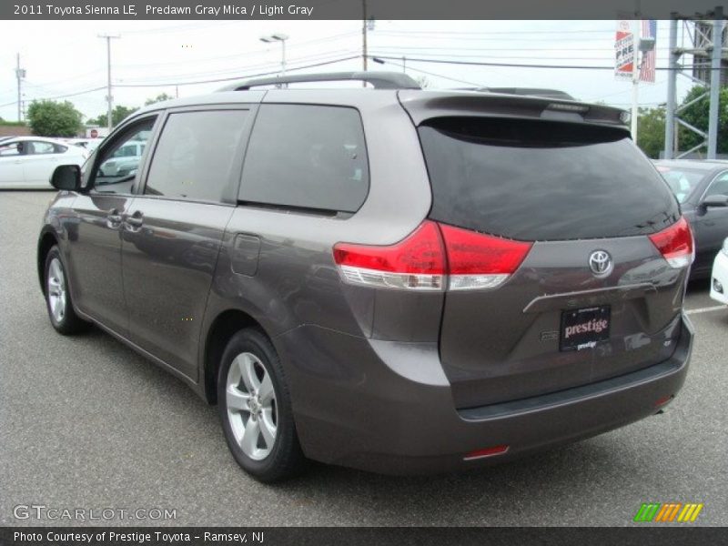 Predawn Gray Mica / Light Gray 2011 Toyota Sienna LE