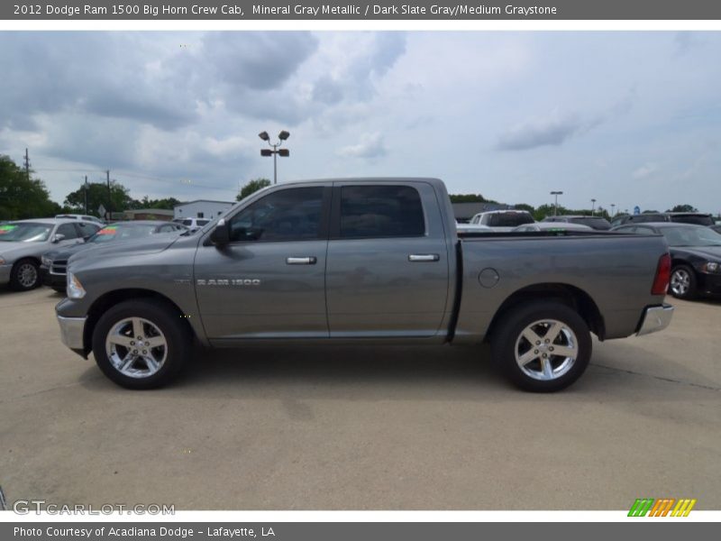 Mineral Gray Metallic / Dark Slate Gray/Medium Graystone 2012 Dodge Ram 1500 Big Horn Crew Cab