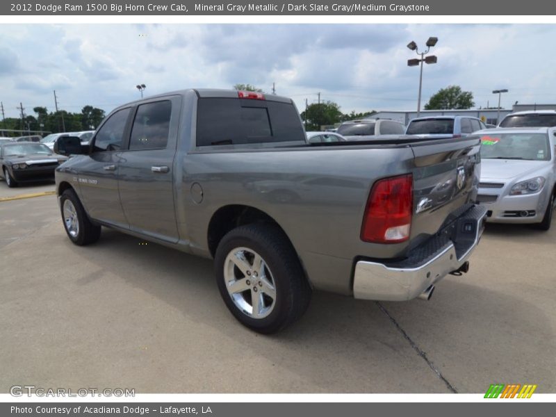 Mineral Gray Metallic / Dark Slate Gray/Medium Graystone 2012 Dodge Ram 1500 Big Horn Crew Cab