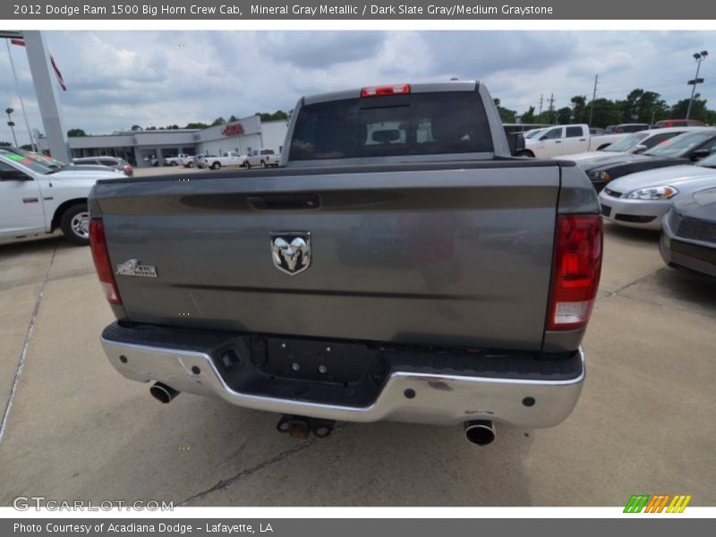 Mineral Gray Metallic / Dark Slate Gray/Medium Graystone 2012 Dodge Ram 1500 Big Horn Crew Cab