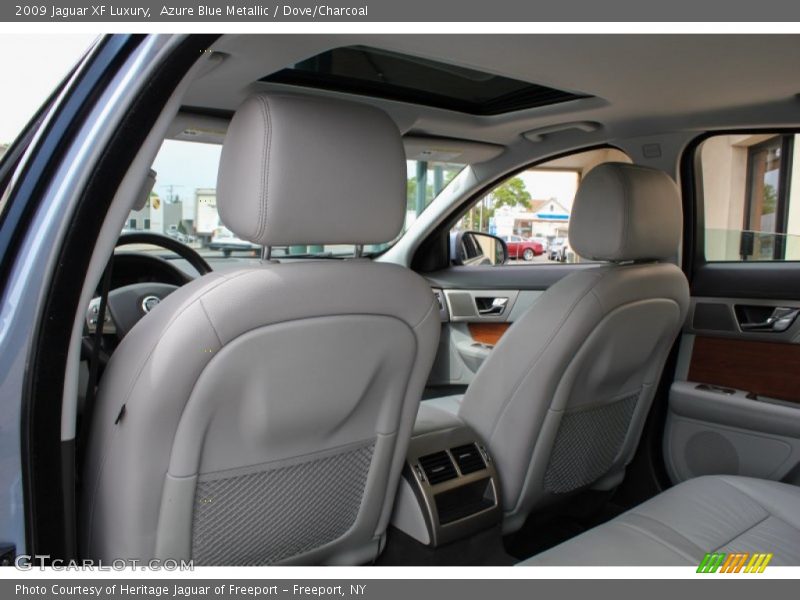 Azure Blue Metallic / Dove/Charcoal 2009 Jaguar XF Luxury