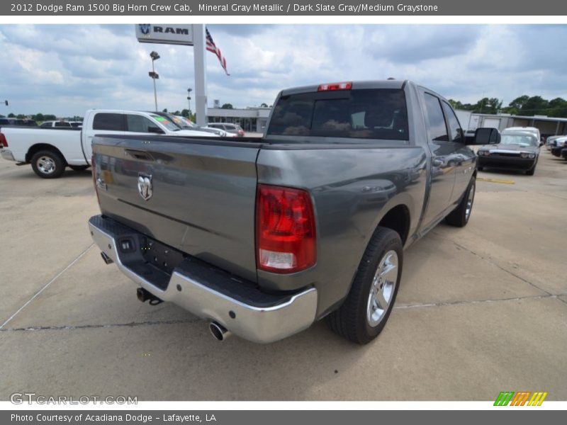 Mineral Gray Metallic / Dark Slate Gray/Medium Graystone 2012 Dodge Ram 1500 Big Horn Crew Cab