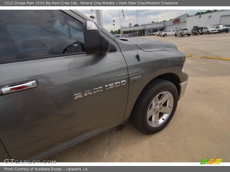 Mineral Gray Metallic / Dark Slate Gray/Medium Graystone 2012 Dodge Ram 1500 Big Horn Crew Cab