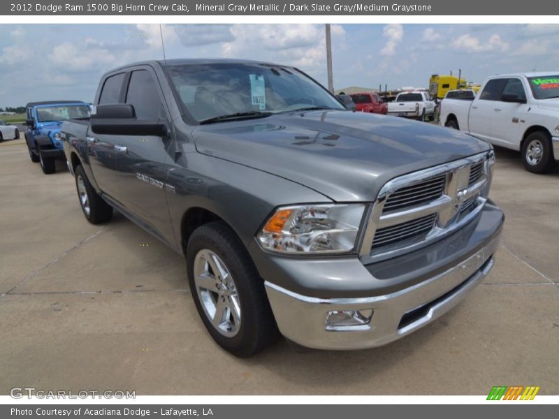 Mineral Gray Metallic / Dark Slate Gray/Medium Graystone 2012 Dodge Ram 1500 Big Horn Crew Cab