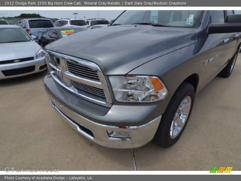 Mineral Gray Metallic / Dark Slate Gray/Medium Graystone 2012 Dodge Ram 1500 Big Horn Crew Cab