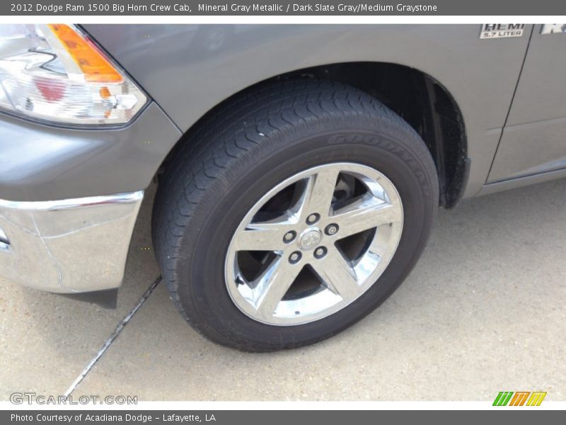 Mineral Gray Metallic / Dark Slate Gray/Medium Graystone 2012 Dodge Ram 1500 Big Horn Crew Cab