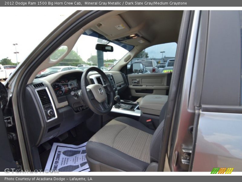 Mineral Gray Metallic / Dark Slate Gray/Medium Graystone 2012 Dodge Ram 1500 Big Horn Crew Cab