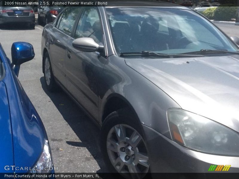 Polished Pewter Metallic / Blond 2006 Nissan Altima 2.5 S