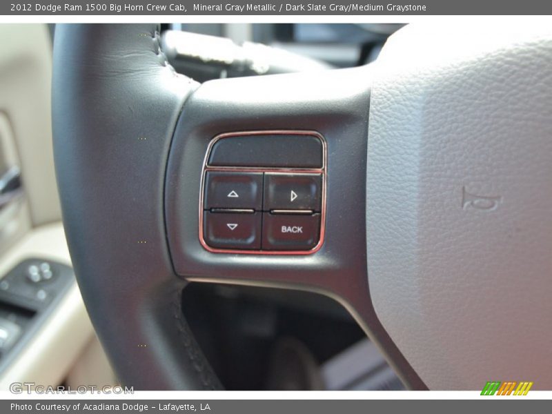 Mineral Gray Metallic / Dark Slate Gray/Medium Graystone 2012 Dodge Ram 1500 Big Horn Crew Cab
