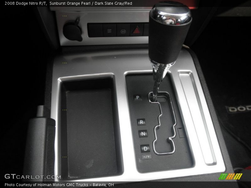 Sunburst Orange Pearl / Dark Slate Gray/Red 2008 Dodge Nitro R/T