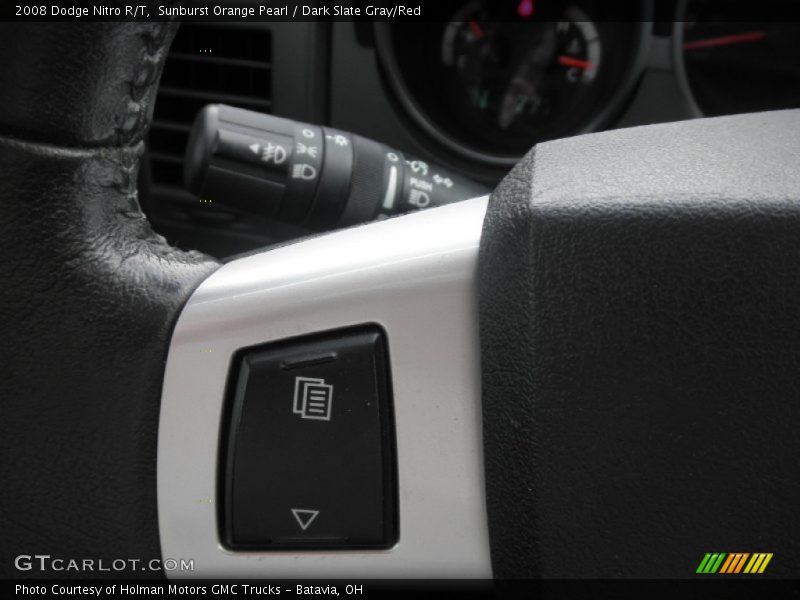 Sunburst Orange Pearl / Dark Slate Gray/Red 2008 Dodge Nitro R/T