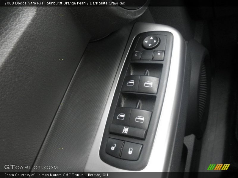 Sunburst Orange Pearl / Dark Slate Gray/Red 2008 Dodge Nitro R/T