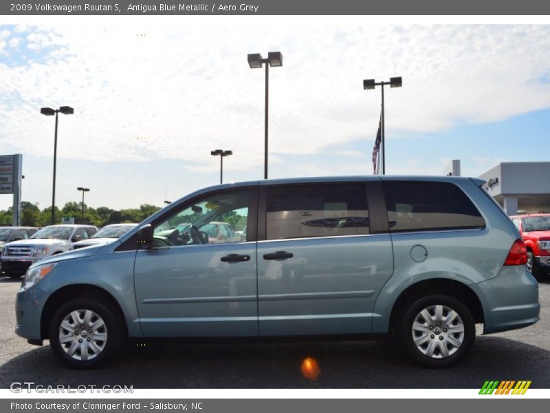 Antigua Blue Metallic / Aero Grey 2009 Volkswagen Routan S