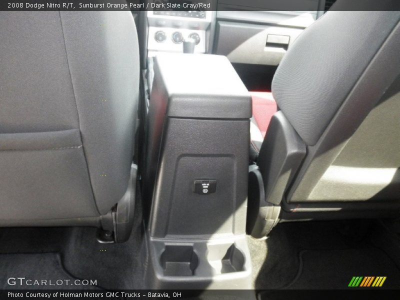 Sunburst Orange Pearl / Dark Slate Gray/Red 2008 Dodge Nitro R/T
