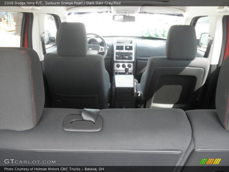 Sunburst Orange Pearl / Dark Slate Gray/Red 2008 Dodge Nitro R/T