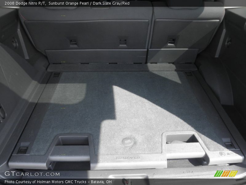 Sunburst Orange Pearl / Dark Slate Gray/Red 2008 Dodge Nitro R/T