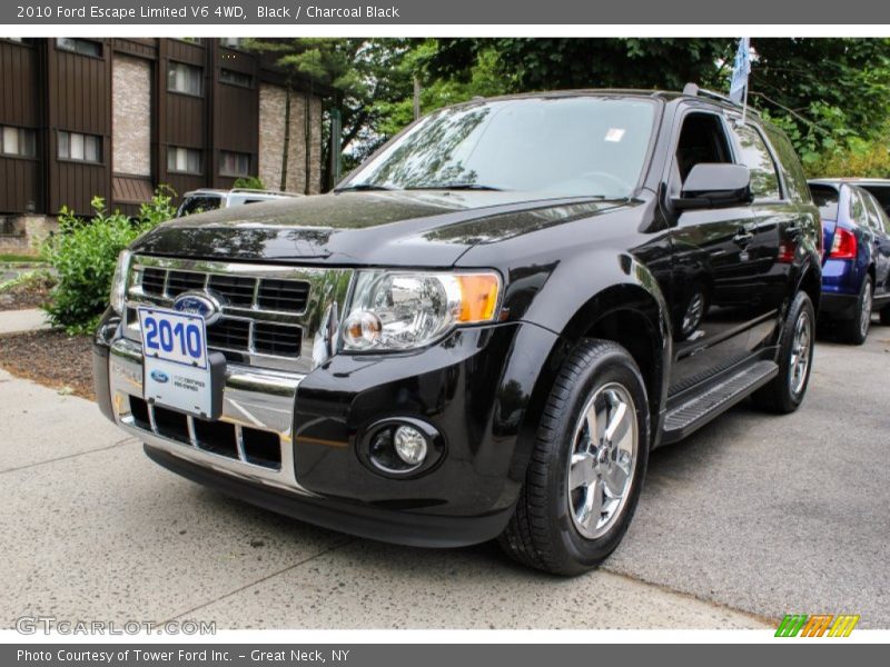 Black / Charcoal Black 2010 Ford Escape Limited V6 4WD