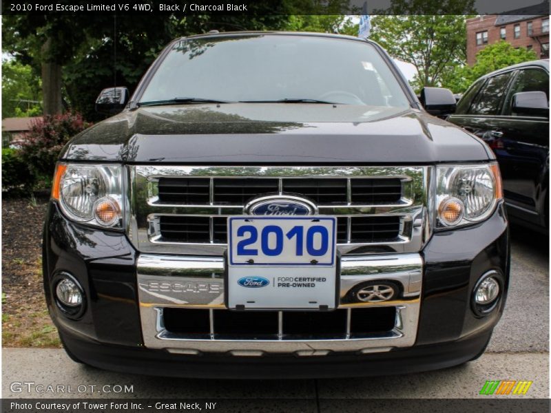 Black / Charcoal Black 2010 Ford Escape Limited V6 4WD