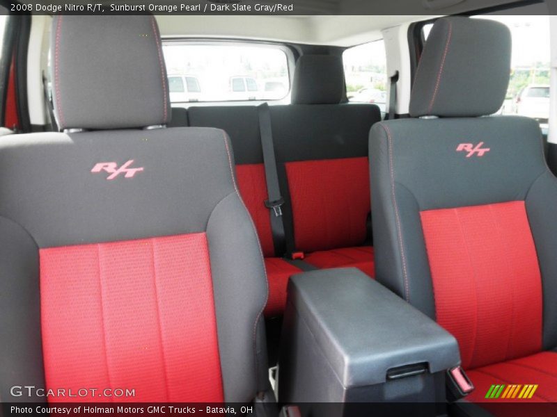 Sunburst Orange Pearl / Dark Slate Gray/Red 2008 Dodge Nitro R/T
