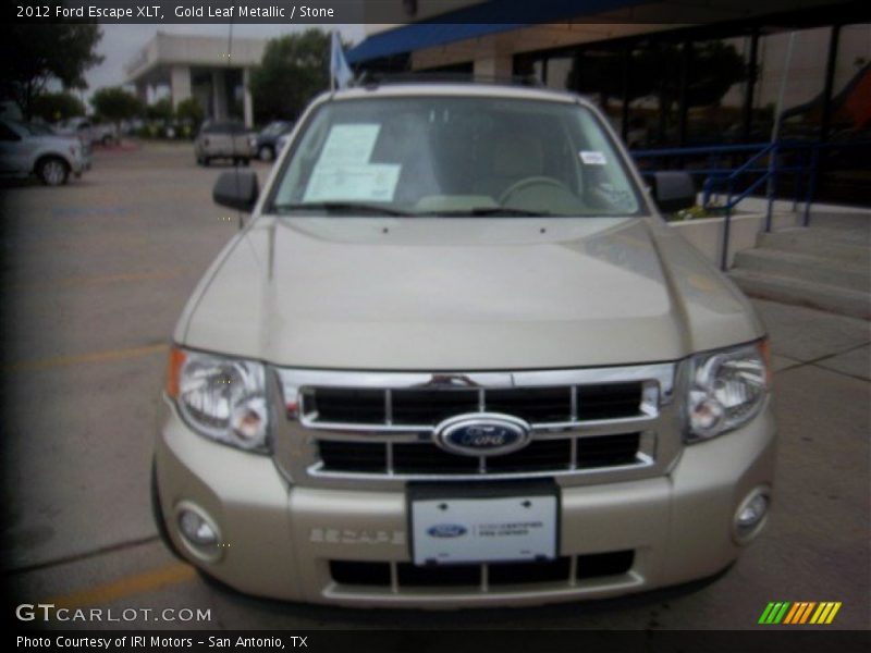 Gold Leaf Metallic / Stone 2012 Ford Escape XLT