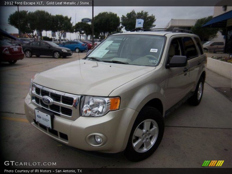 Gold Leaf Metallic / Stone 2012 Ford Escape XLT