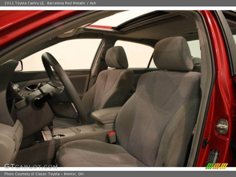 Barcelona Red Metallic / Ash 2011 Toyota Camry LE