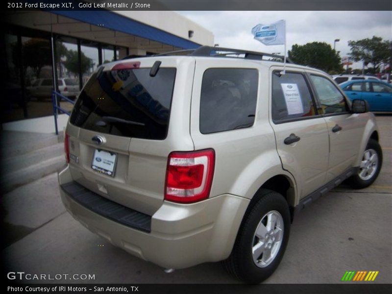 Gold Leaf Metallic / Stone 2012 Ford Escape XLT