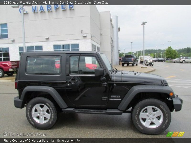 Black / Dark Slate Gray/Medium Slate Gray 2010 Jeep Wrangler Sport 4x4