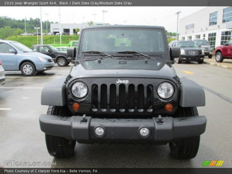 Black / Dark Slate Gray/Medium Slate Gray 2010 Jeep Wrangler Sport 4x4