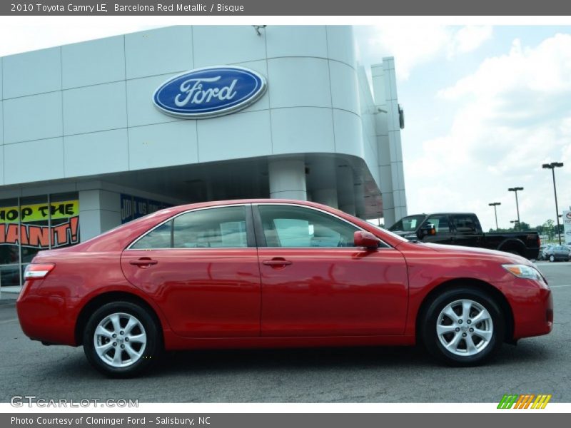 Barcelona Red Metallic / Bisque 2010 Toyota Camry LE