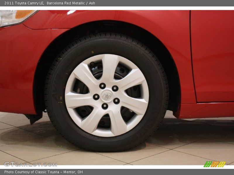 Barcelona Red Metallic / Ash 2011 Toyota Camry LE