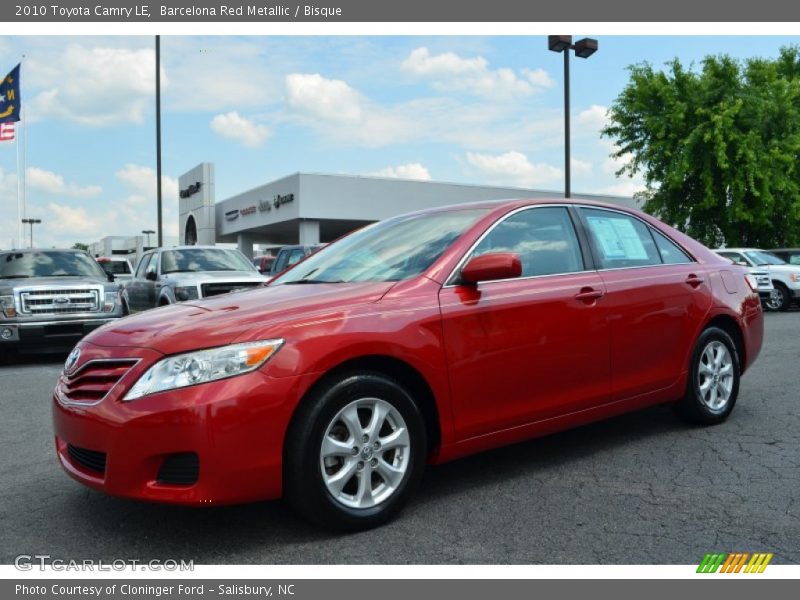 Barcelona Red Metallic / Bisque 2010 Toyota Camry LE
