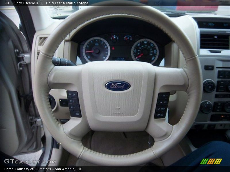 Gold Leaf Metallic / Stone 2012 Ford Escape XLT