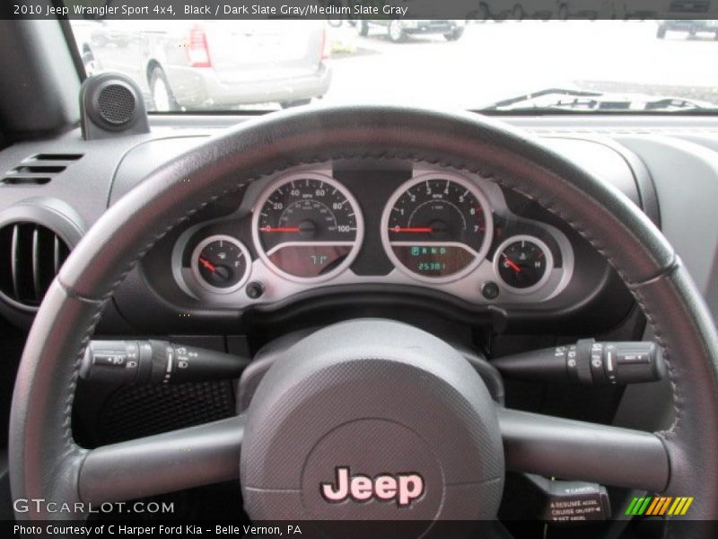 Black / Dark Slate Gray/Medium Slate Gray 2010 Jeep Wrangler Sport 4x4