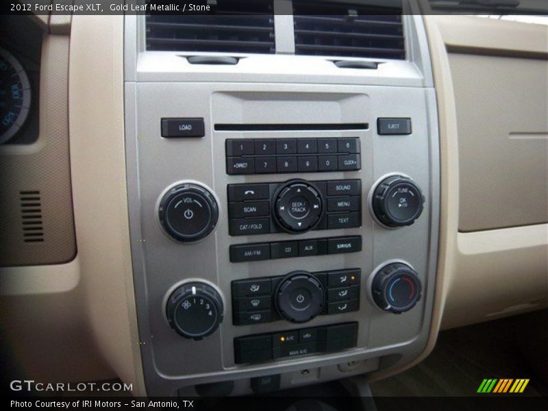 Gold Leaf Metallic / Stone 2012 Ford Escape XLT