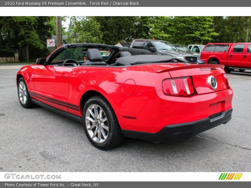 Torch Red / Charcoal Black 2010 Ford Mustang V6 Premium Convertible