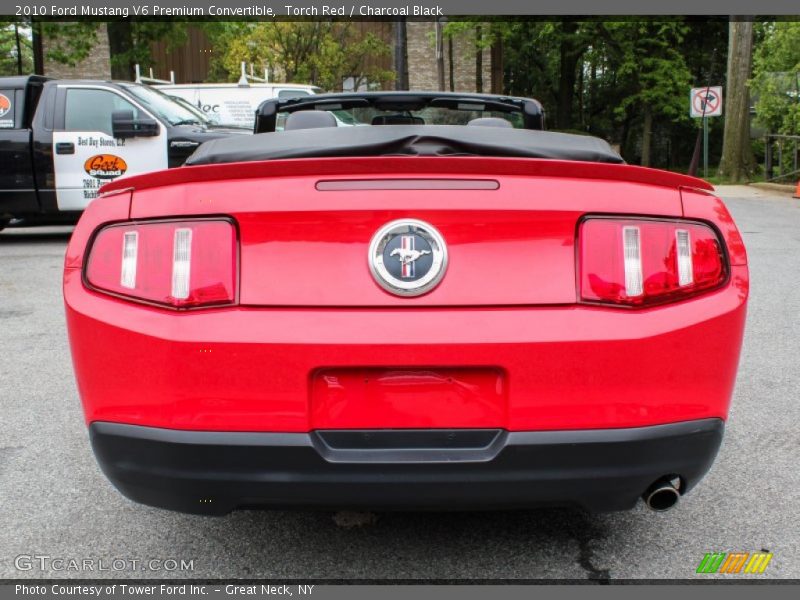 Torch Red / Charcoal Black 2010 Ford Mustang V6 Premium Convertible