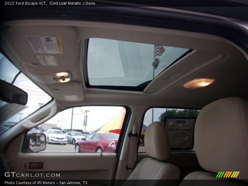 Gold Leaf Metallic / Stone 2012 Ford Escape XLT
