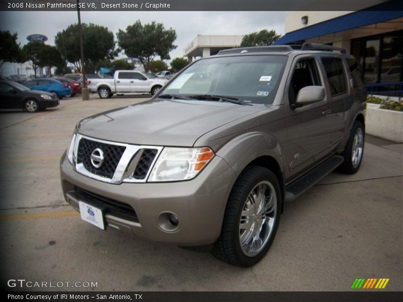 Desert Stone / Graphite 2008 Nissan Pathfinder SE V8