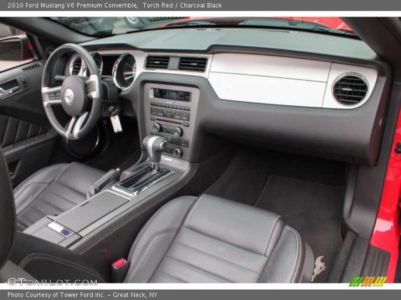 Dashboard of 2010 Mustang V6 Premium Convertible