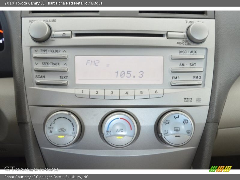 Barcelona Red Metallic / Bisque 2010 Toyota Camry LE