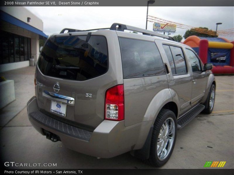Desert Stone / Graphite 2008 Nissan Pathfinder SE V8