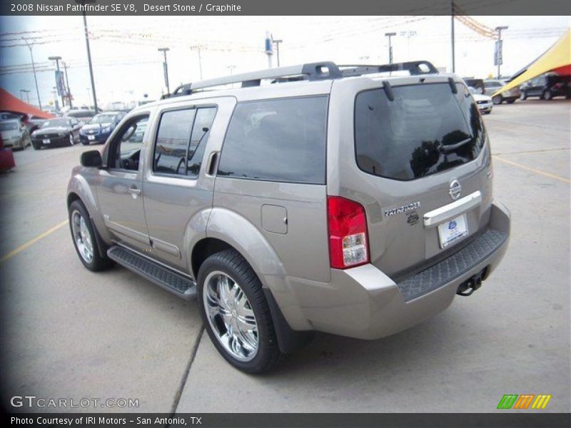 Desert Stone / Graphite 2008 Nissan Pathfinder SE V8