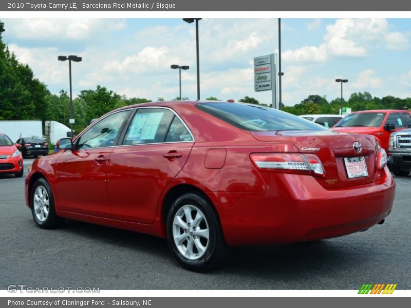 Barcelona Red Metallic / Bisque 2010 Toyota Camry LE