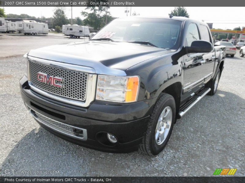 Onyx Black / Ebony Black 2007 GMC Sierra 1500 Denali Crew Cab 4WD