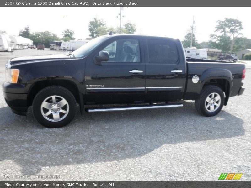 Onyx Black / Ebony Black 2007 GMC Sierra 1500 Denali Crew Cab 4WD