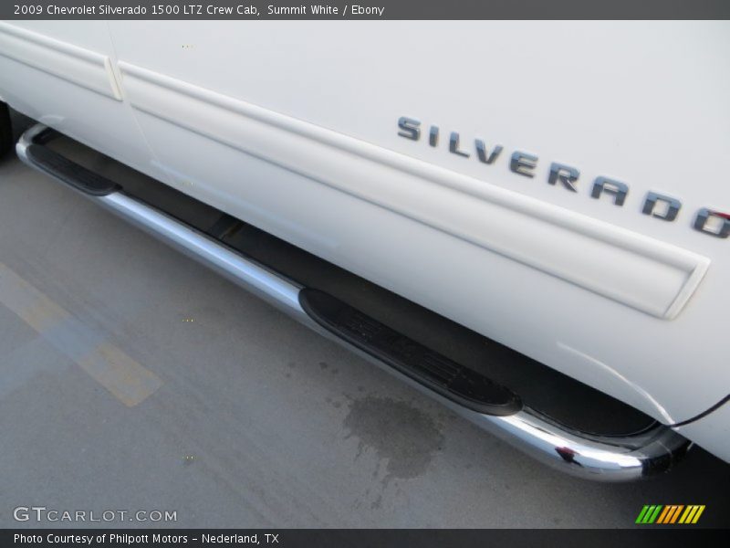 Summit White / Ebony 2009 Chevrolet Silverado 1500 LTZ Crew Cab